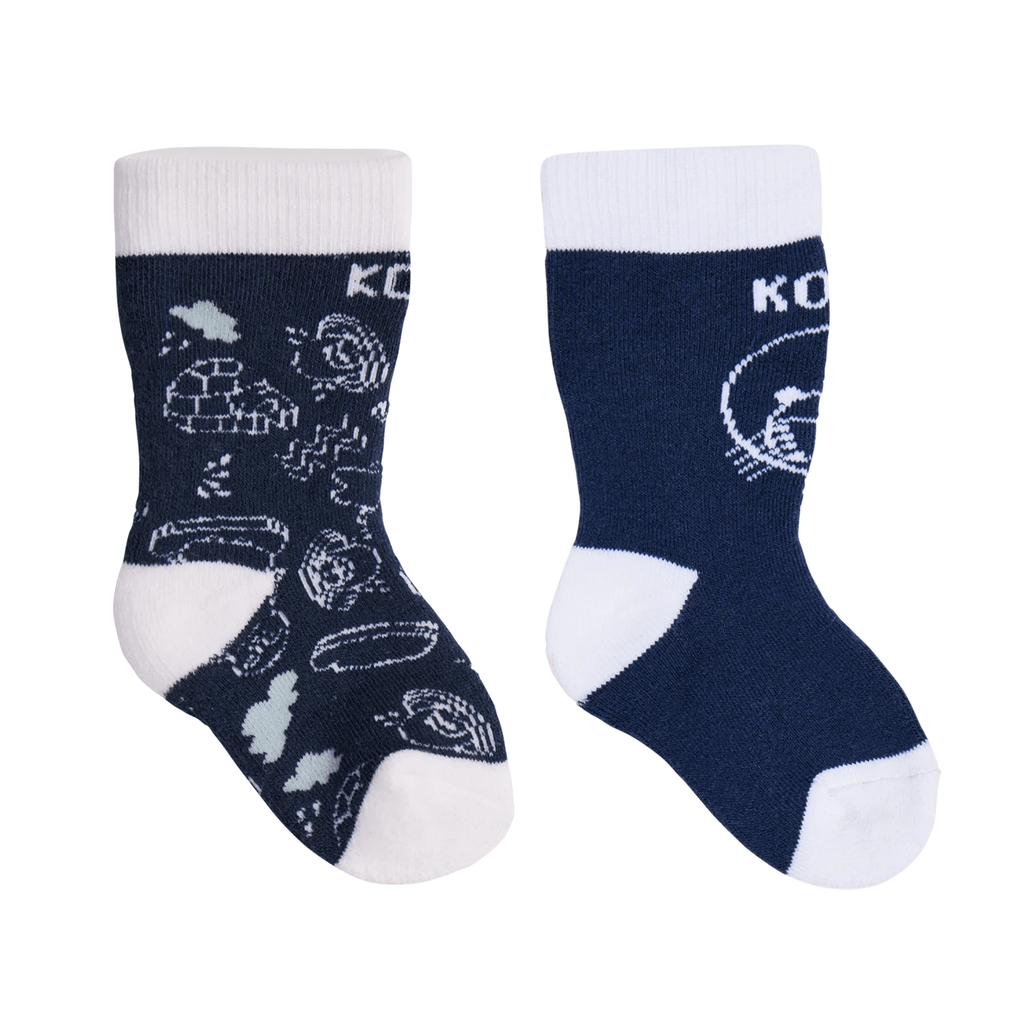 Kombi Adorable Twin Pack Infant Sock - Mountain Kids Outfitters
