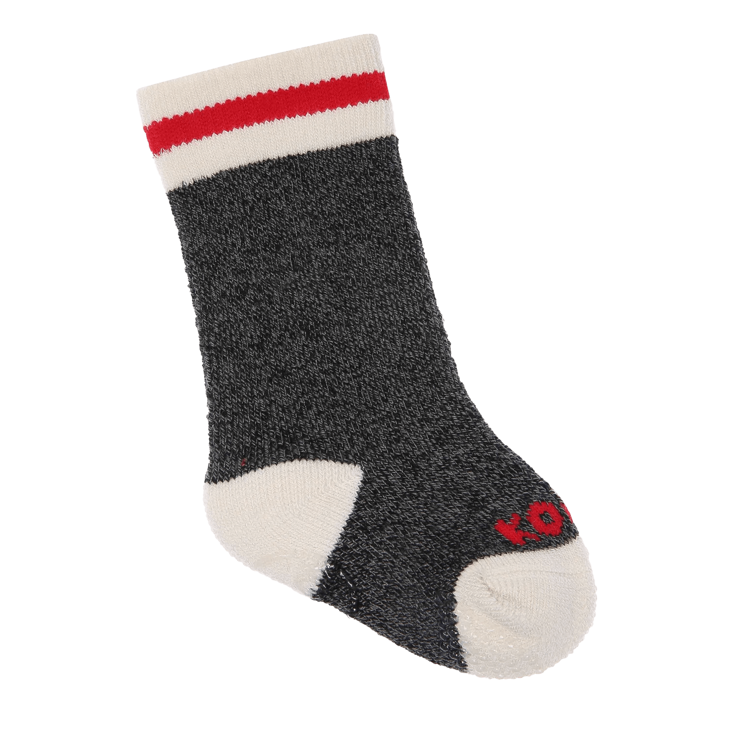 Side View - Black Kombi "The Baby Camp" Sock