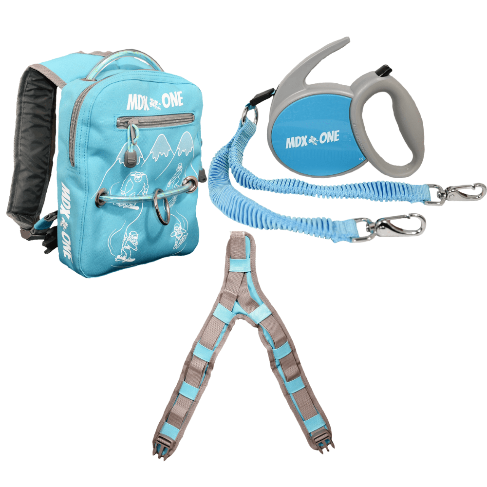 MDXOne Kids Snowboard/Ski Backpack with Retractable Rope - Mountain Kids Outfitters