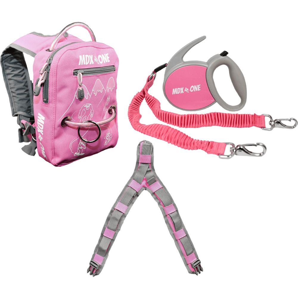 MDXOne Kids Snowboard/Ski Backpack with Retractable Rope - Mountain Kids Outfitters