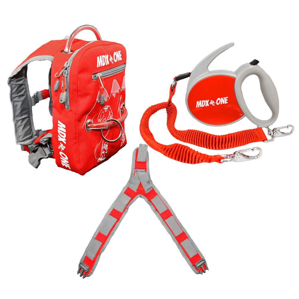MDXOne Kids Snowboard/Ski Backpack with Retractable Rope - Mountain Kids Outfitters