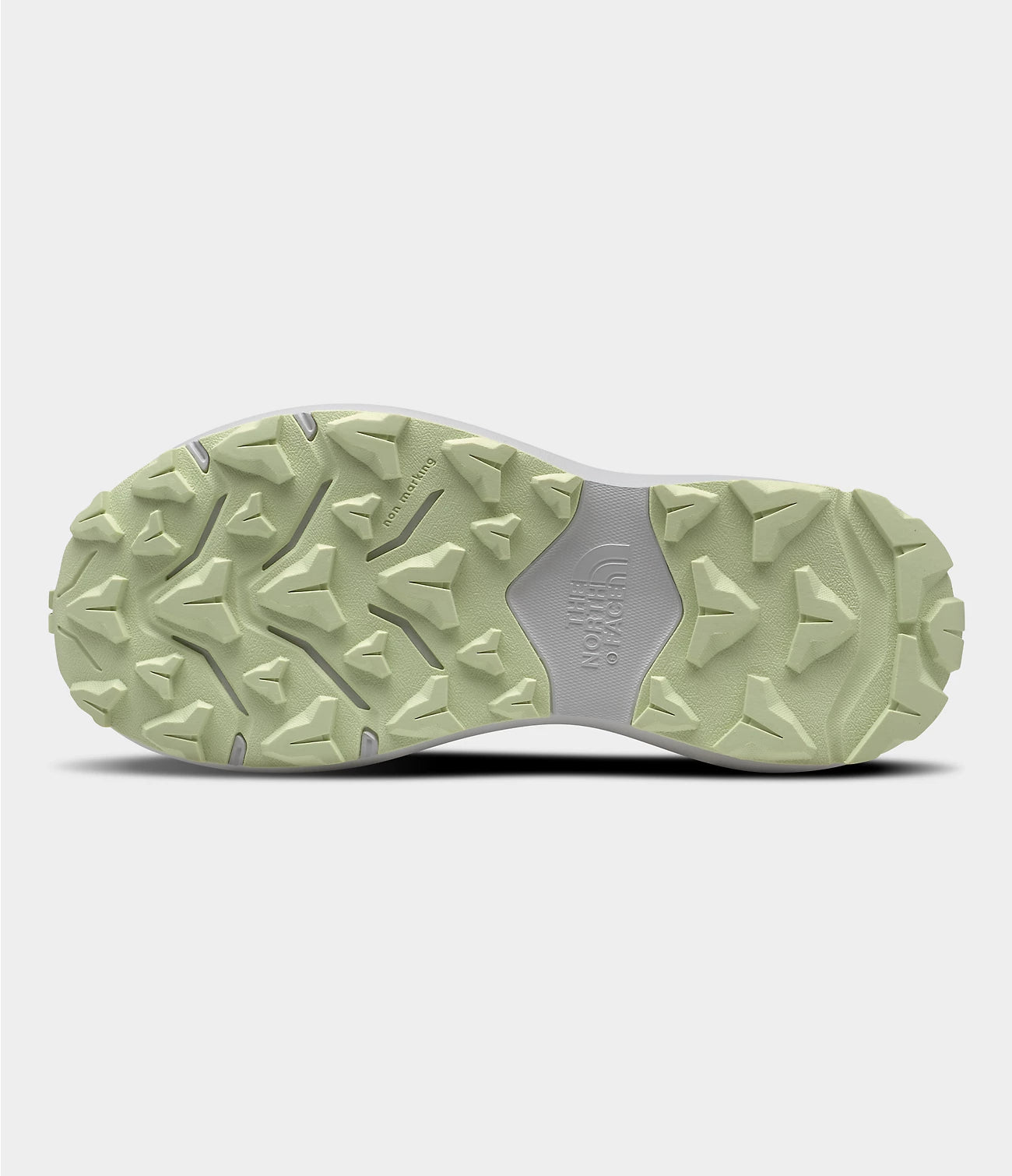 North Face Youth Fastpack Hiker Mid Waterproof Shoes - Mountain Kids Outfitters: Lunar Slate/Lupine Color - White Background sole area