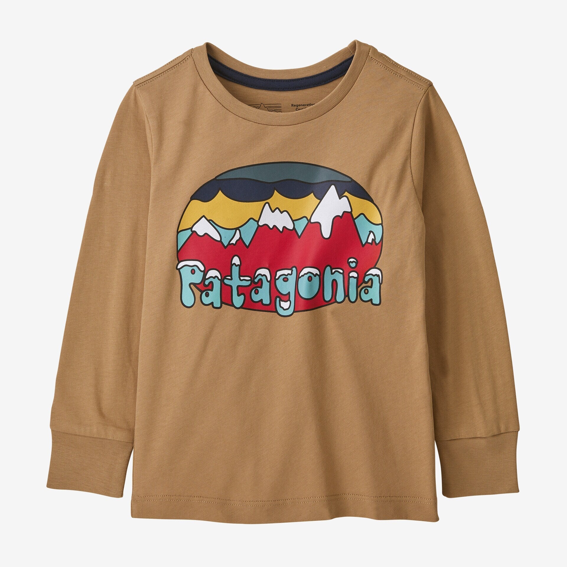 Patagonia Baby L/S Regenerative Organic Certified Cotton Fitz Roy Flur - Mountain Kids Outfitters
