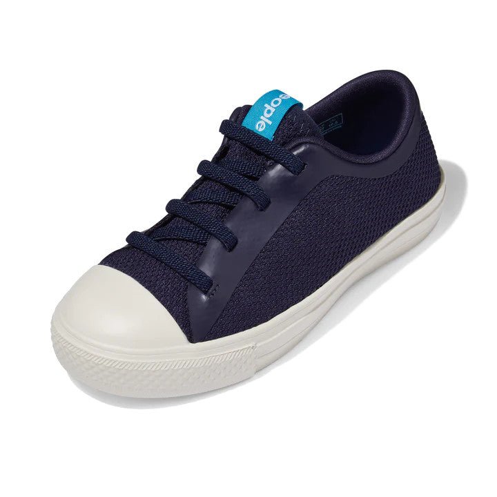 People Phillips Kids Shoes - Mountain Kids Outfitters - Mariner Blue/Picket White Color - White Background Front View