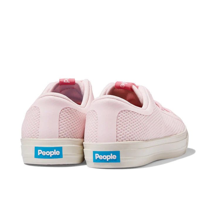 People Phillips Kids Shoes - Mountain Kids Outfitters - Cutie Pink/Picket White Color - White Background Back  View