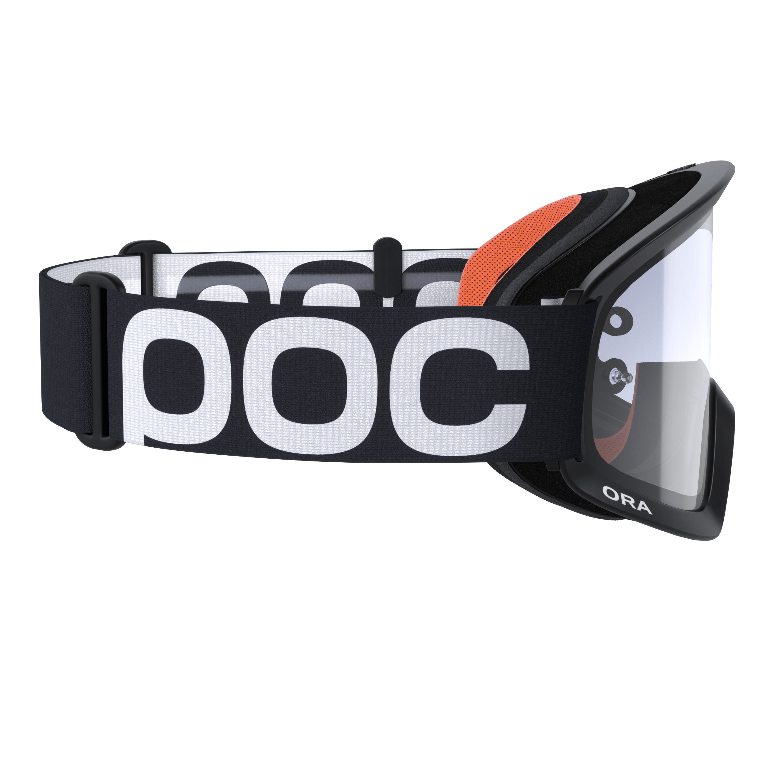 POC Ora Downhill MTB Goggles - Mountain Kids Outfitters: Uranium Black, Side View