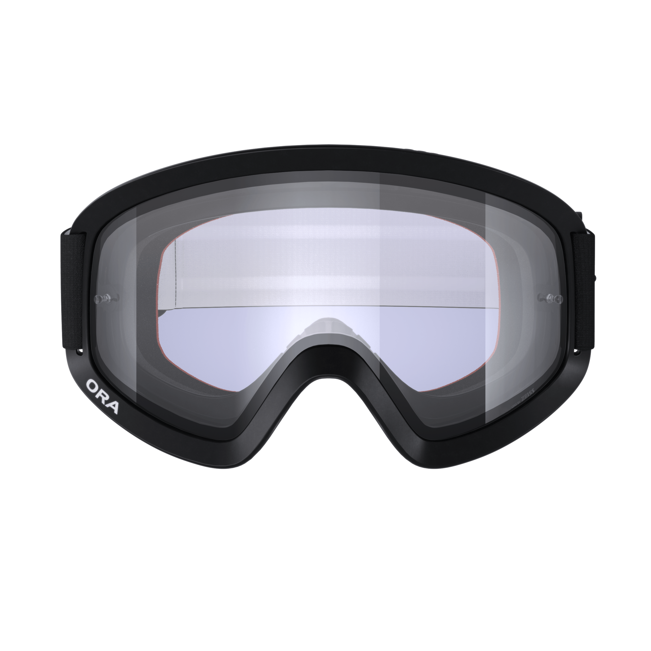 POC Ora Downhill MTB Goggles - Mountain Kids Outfitters: Uranium Black, Front View