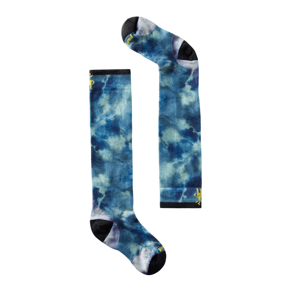 Smartwool Junior Ski Zero Cushion Tie Dye Print OTC Socks - Mountain Kids Outfitters