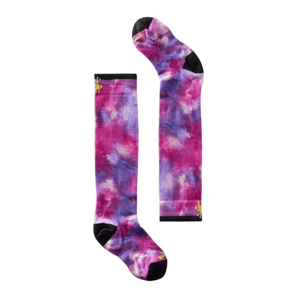 Smartwool Junior Ski Zero Cushion Tie Dye Print OTC Socks - Mountain Kids Outfitters