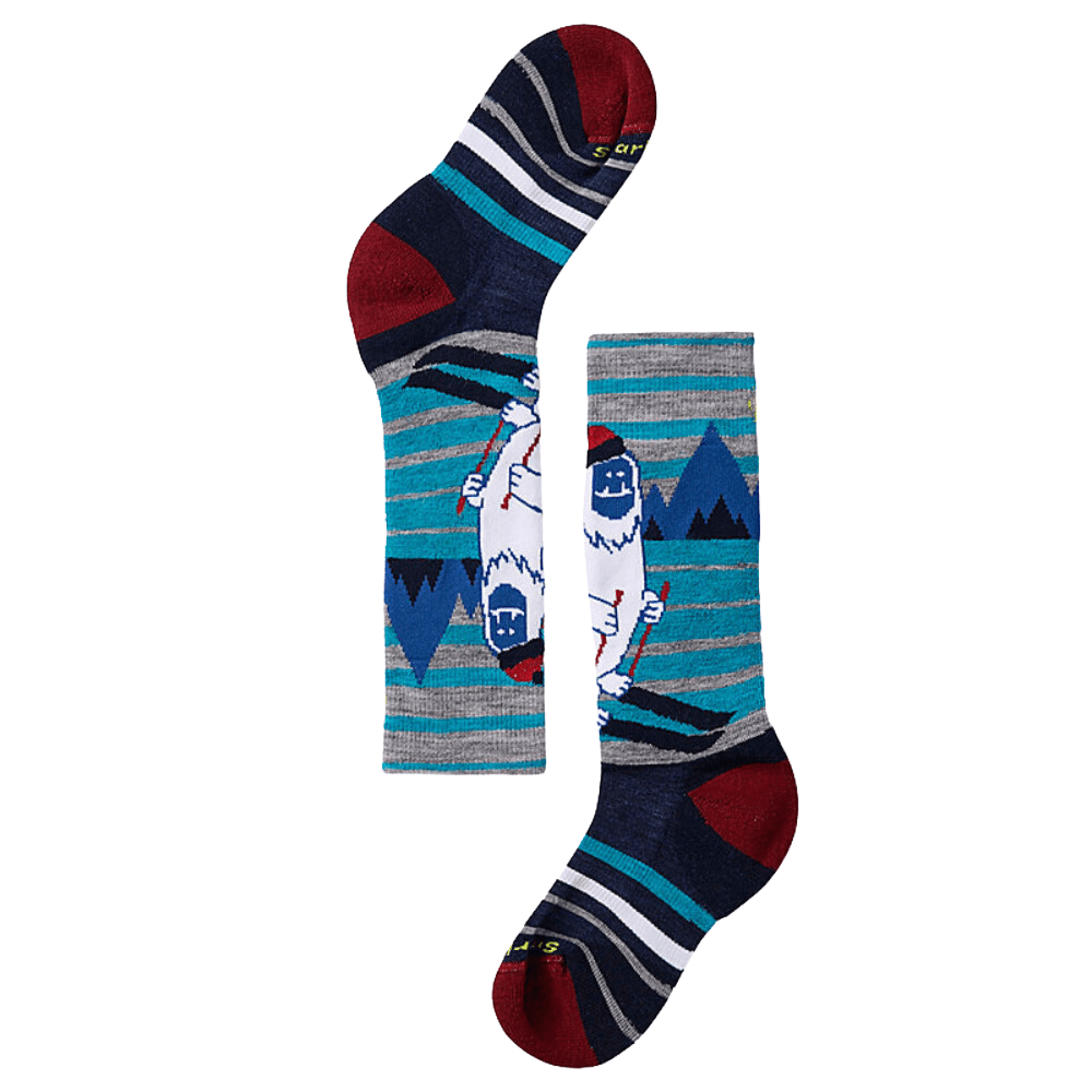 Smartwool Kids' Wintersport Full Cushion Yeti Pattern OTC Socks - Mountain Kids Outfitters
