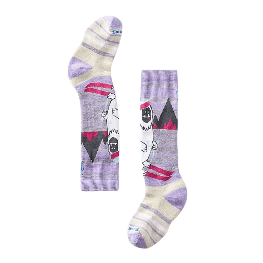 Smartwool Kids' Wintersport Full Cushion Yeti Pattern OTC Socks - Mountain Kids Outfitters