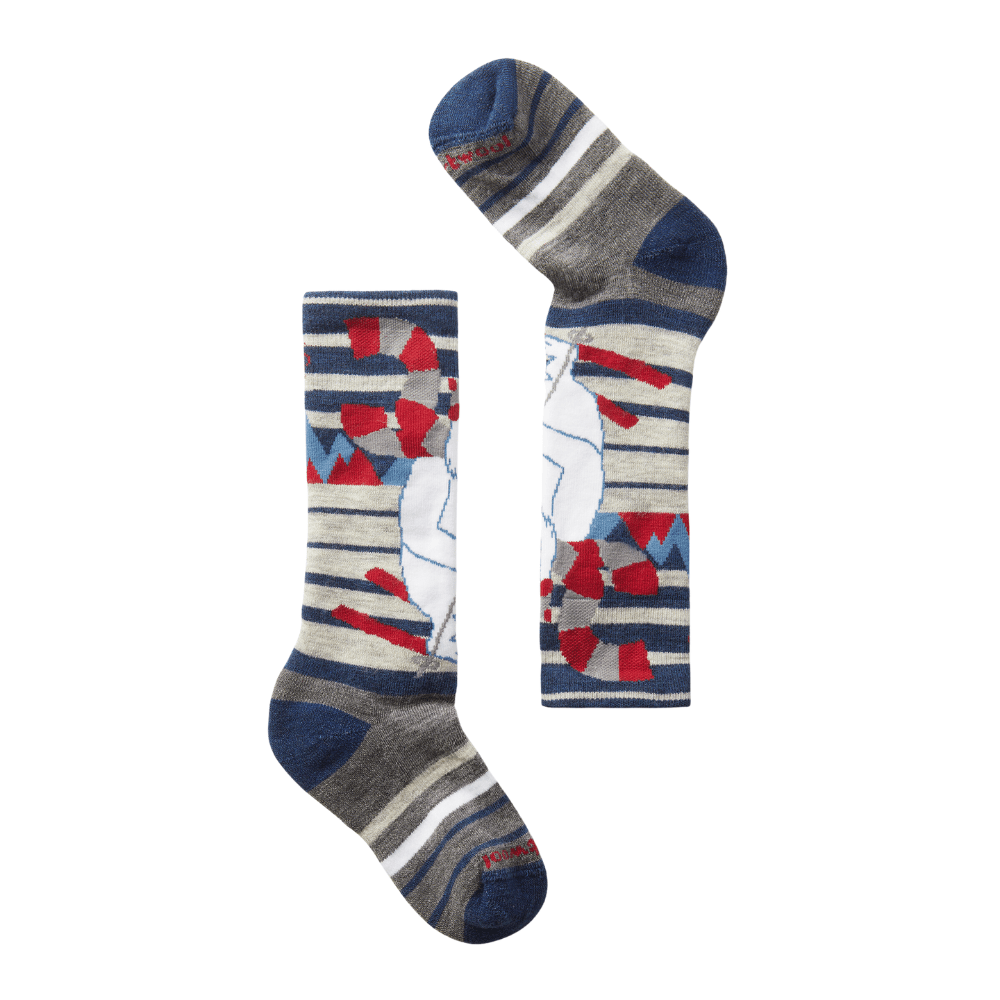 Smartwool Kids' Wintersport Yeti Pattern Ski Socks 2022 - Mountain Kids Outfitters