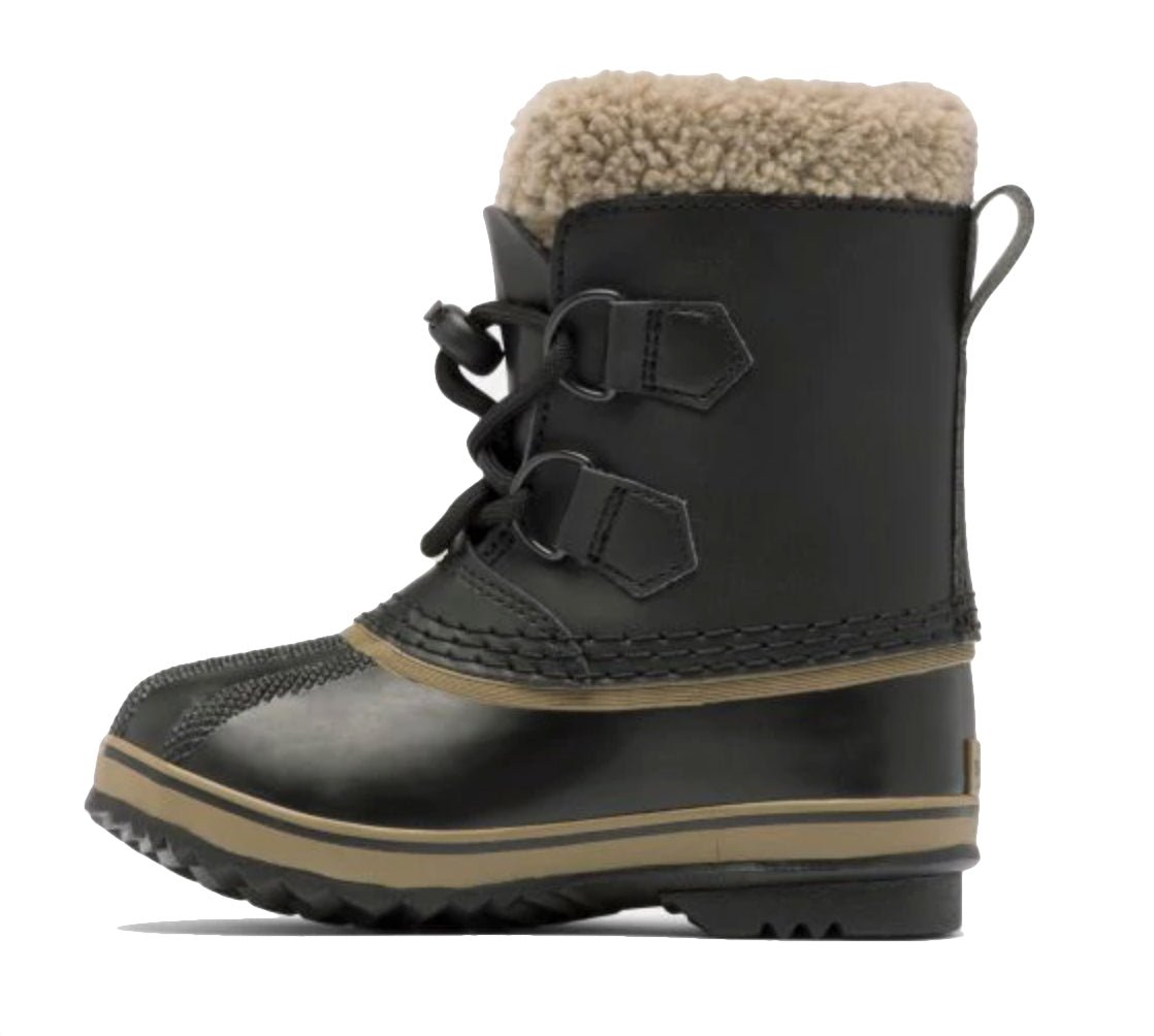 Sorel Children's Yoot Pac TP Snow Boots - Mountain Kids Outfitters - Black Color - White Background side view