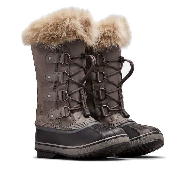 Sorel Youth Joan of Arctic Winter Boots - Mountain Kids Outfitters - Quarry Color - White Background