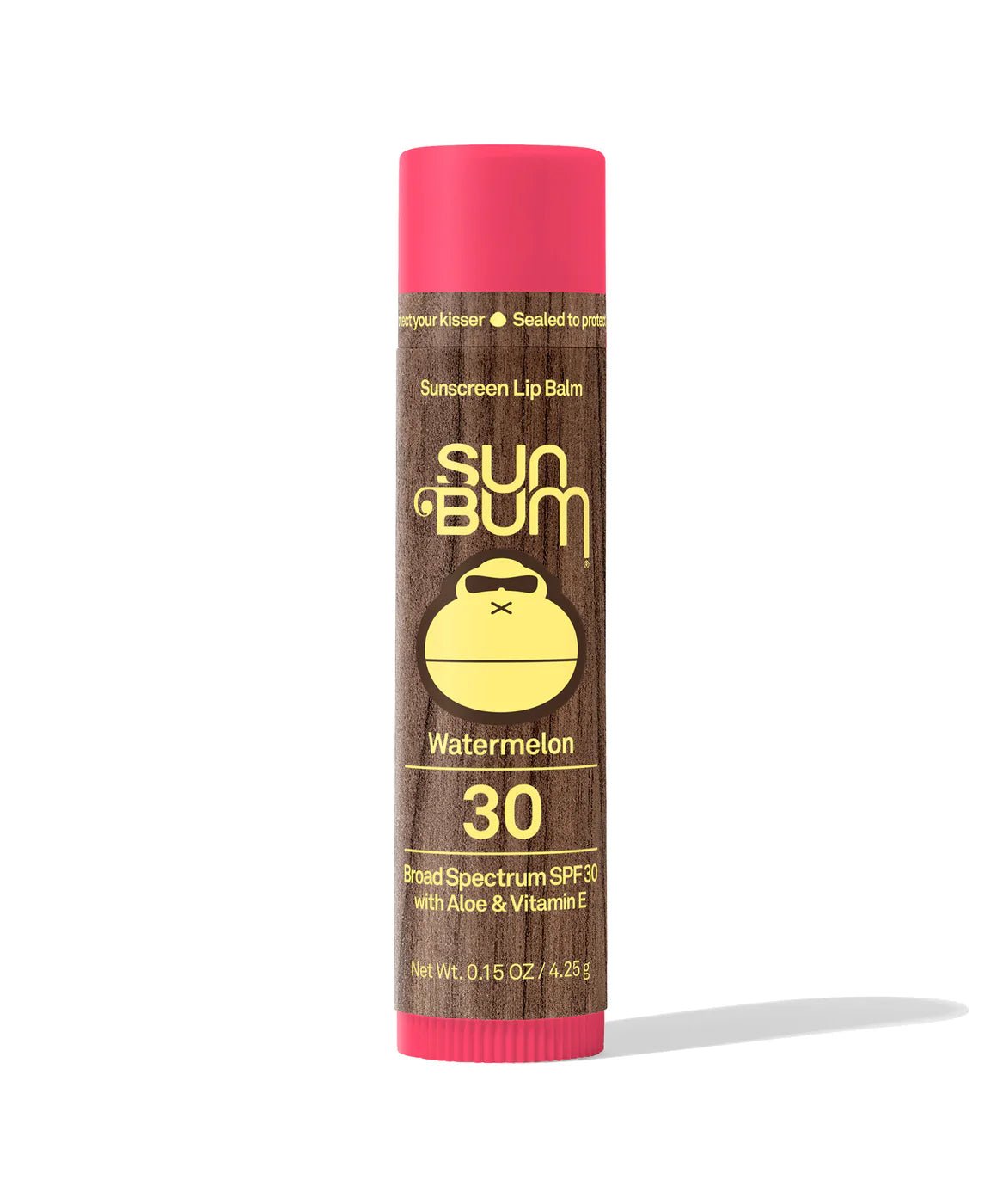 Sun Bum SPF 30 Lip Balm - Mountain Kids Outfitters: Watermelon, Front View