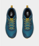 The North Face Jr Fastpack Waterproof Hiking Shoes - Mountain Kids Outfitters: Acoustic Blue Color - White Background top view