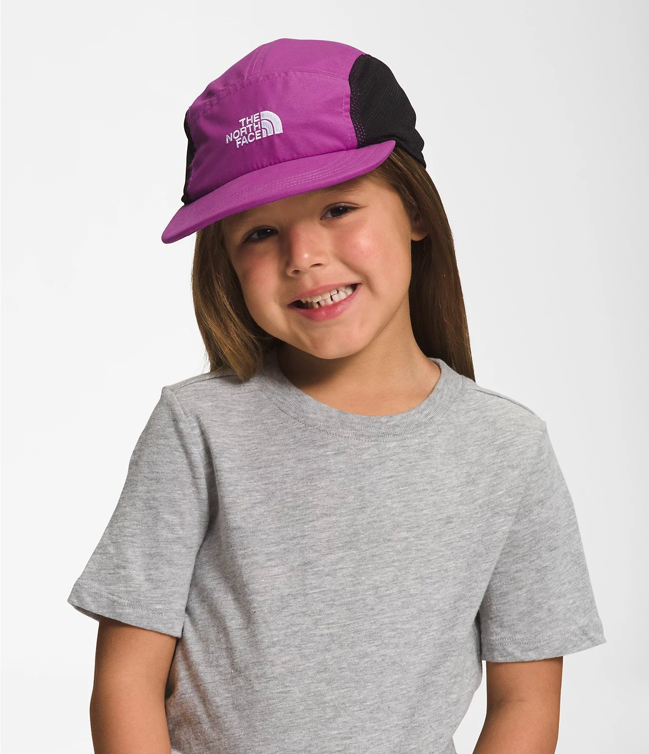 The North Face Kids' Class V Camp Hat - Mountain Kids Outfitters: Purple Cactus Flower Color front view