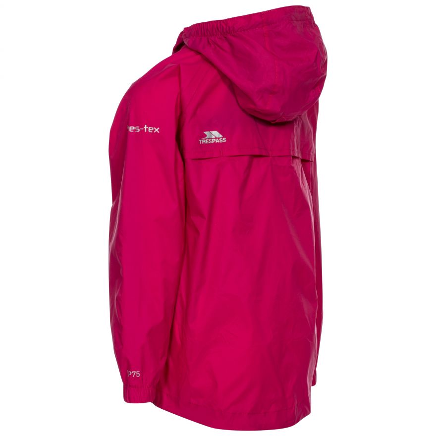 Trespass Qikpac Kids Rain Jacket - Mountain Kids Outfitters