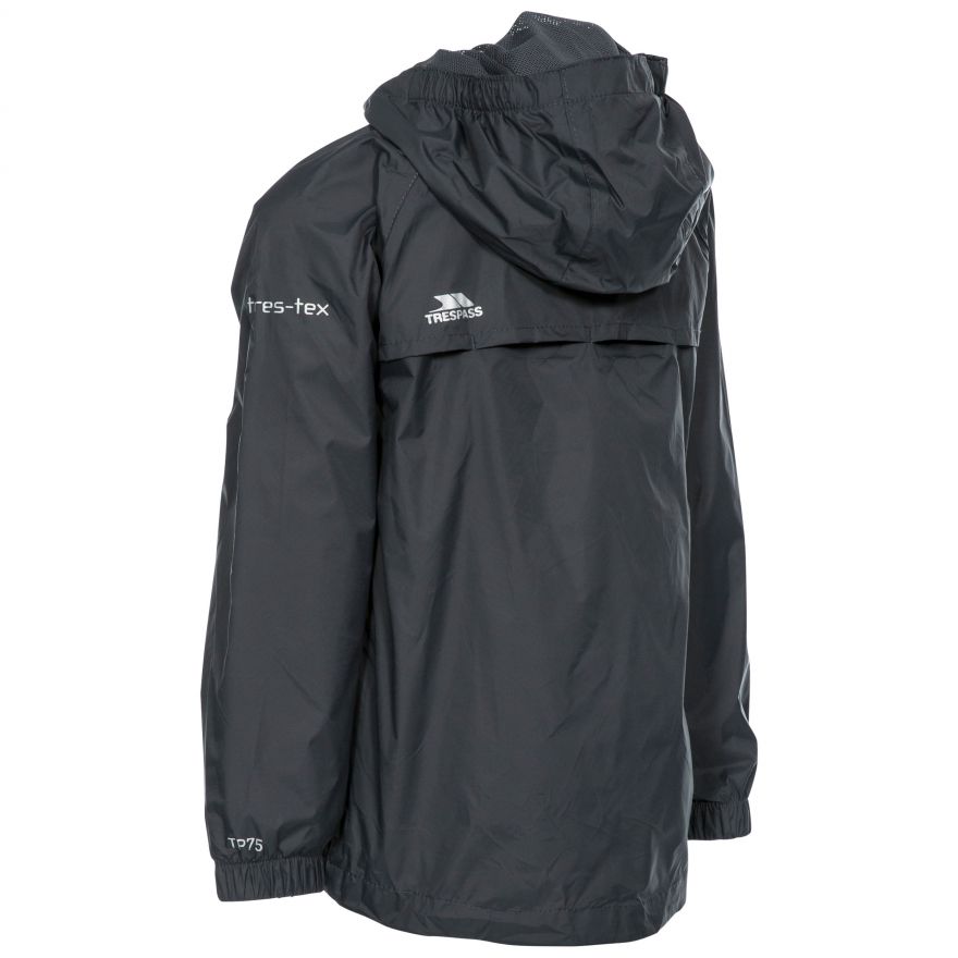 Trespass Qikpac Kids Rain Jacket - Mountain Kids Outfitters