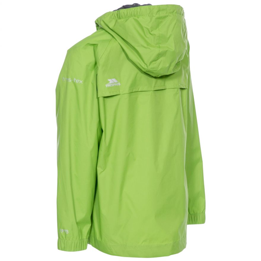 Trespass Qikpac Kids Rain Jacket - Mountain Kids Outfitters