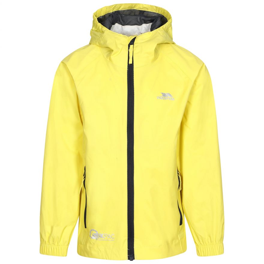 Trespass Qikpac Kids Rain Jacket - Mountain Kids Outfitters