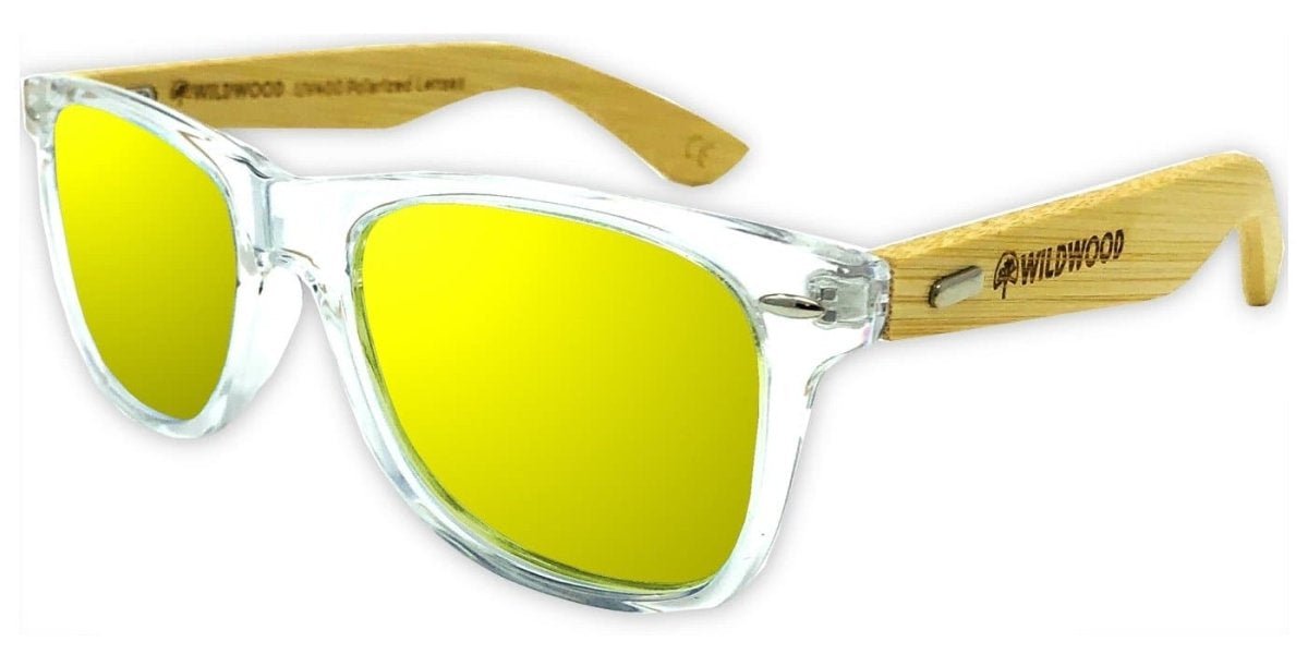Wildwood 50/50 Polarized Sunglasses: Bamboo Arms & Style