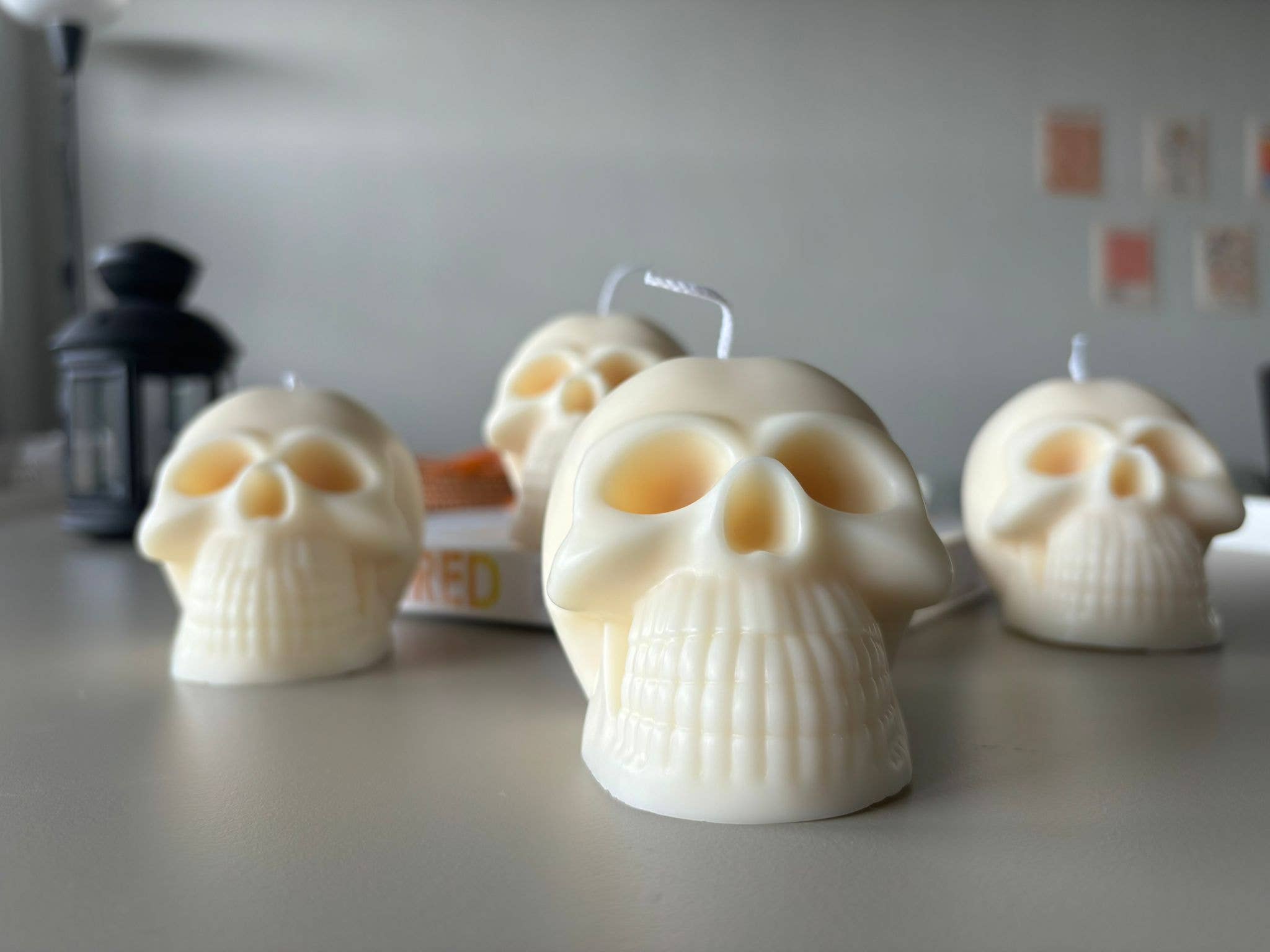 Skull Halloween Soy Candle