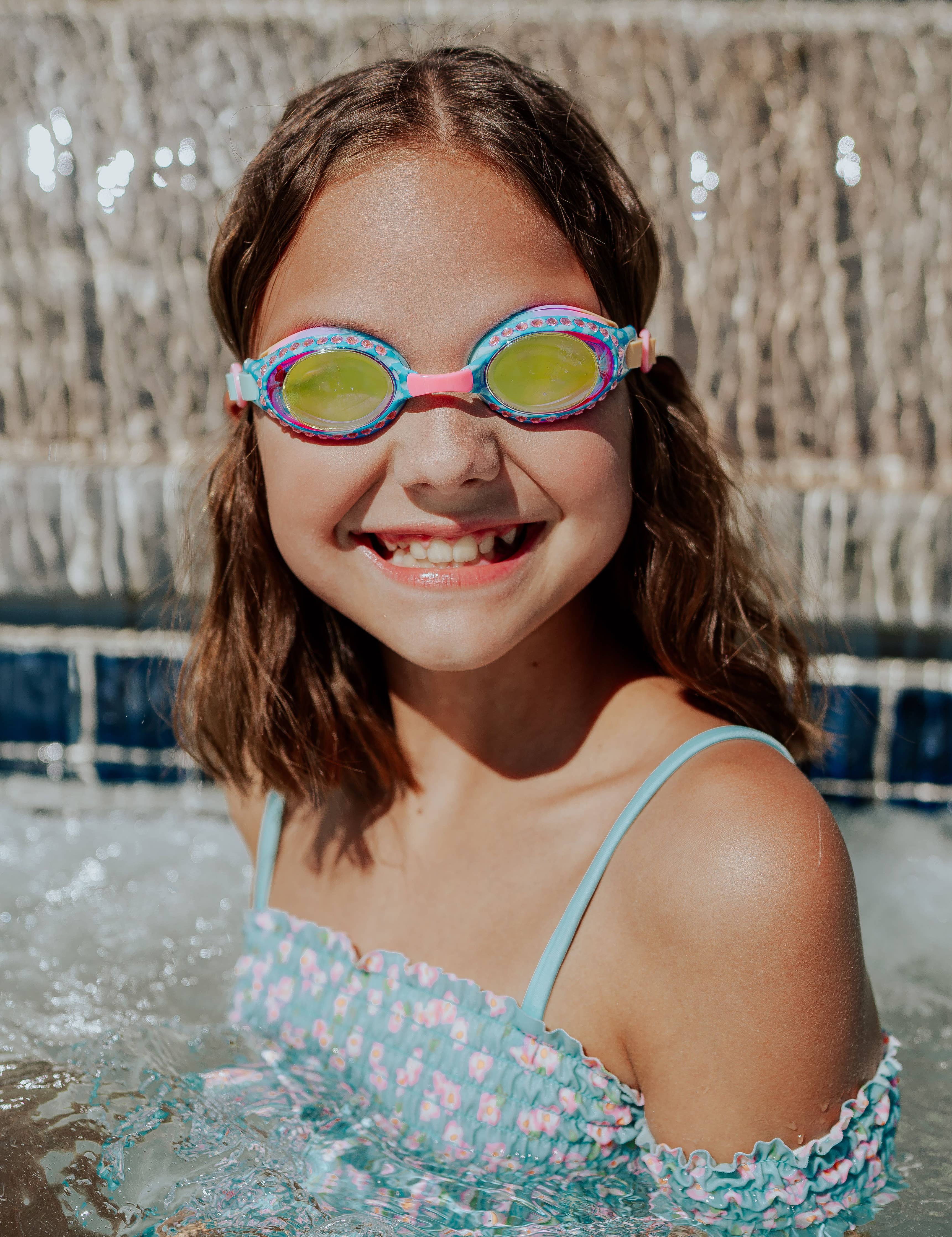 Sunny Day Kids Swim Goggle, Summer Toy, Girl, Pool, Beach