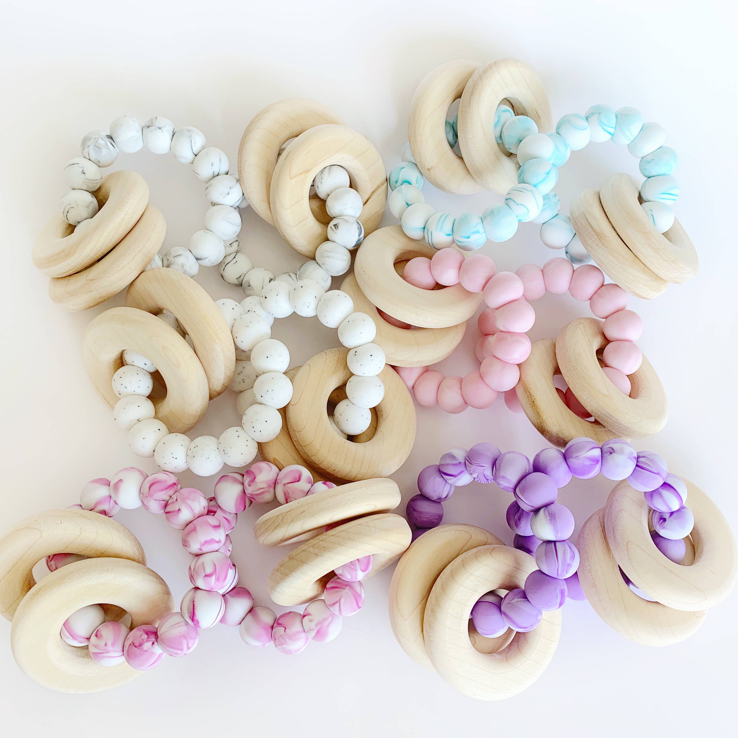 Rattle Teether 20+ color options