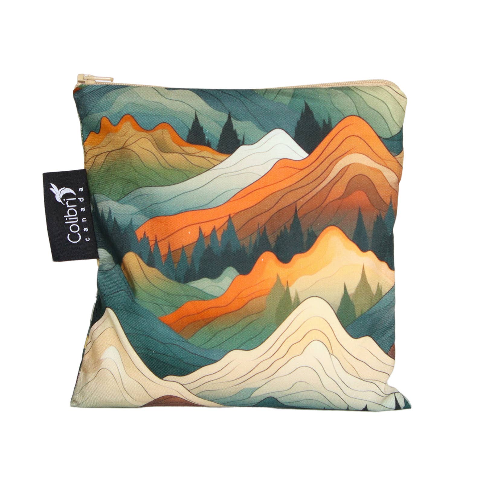 Mountains - Reusable Snack Bag - Large