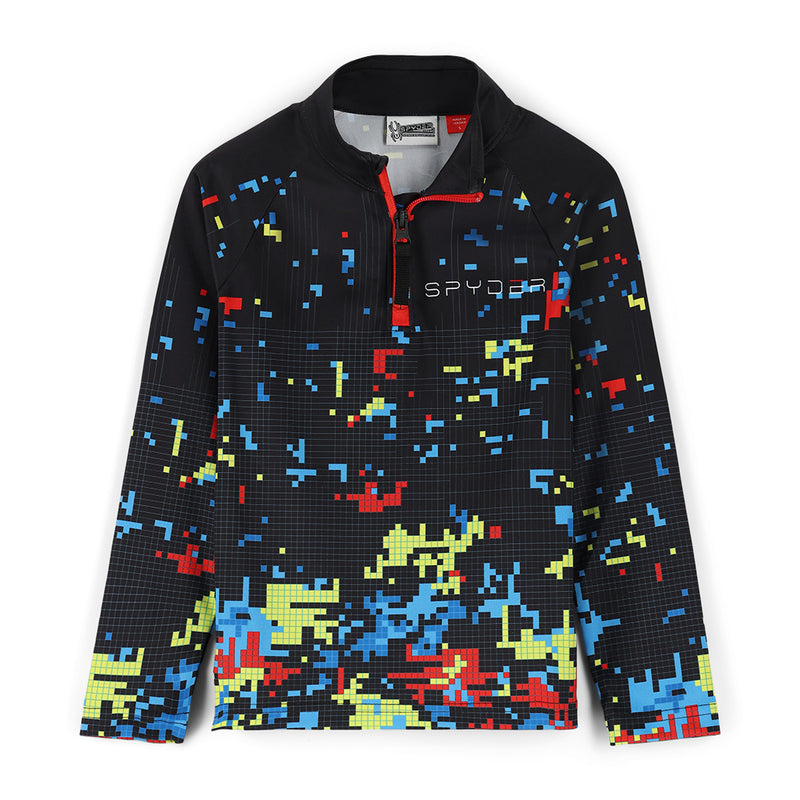 Spyder Mini Boys' Bug Half Zip T-Neck
