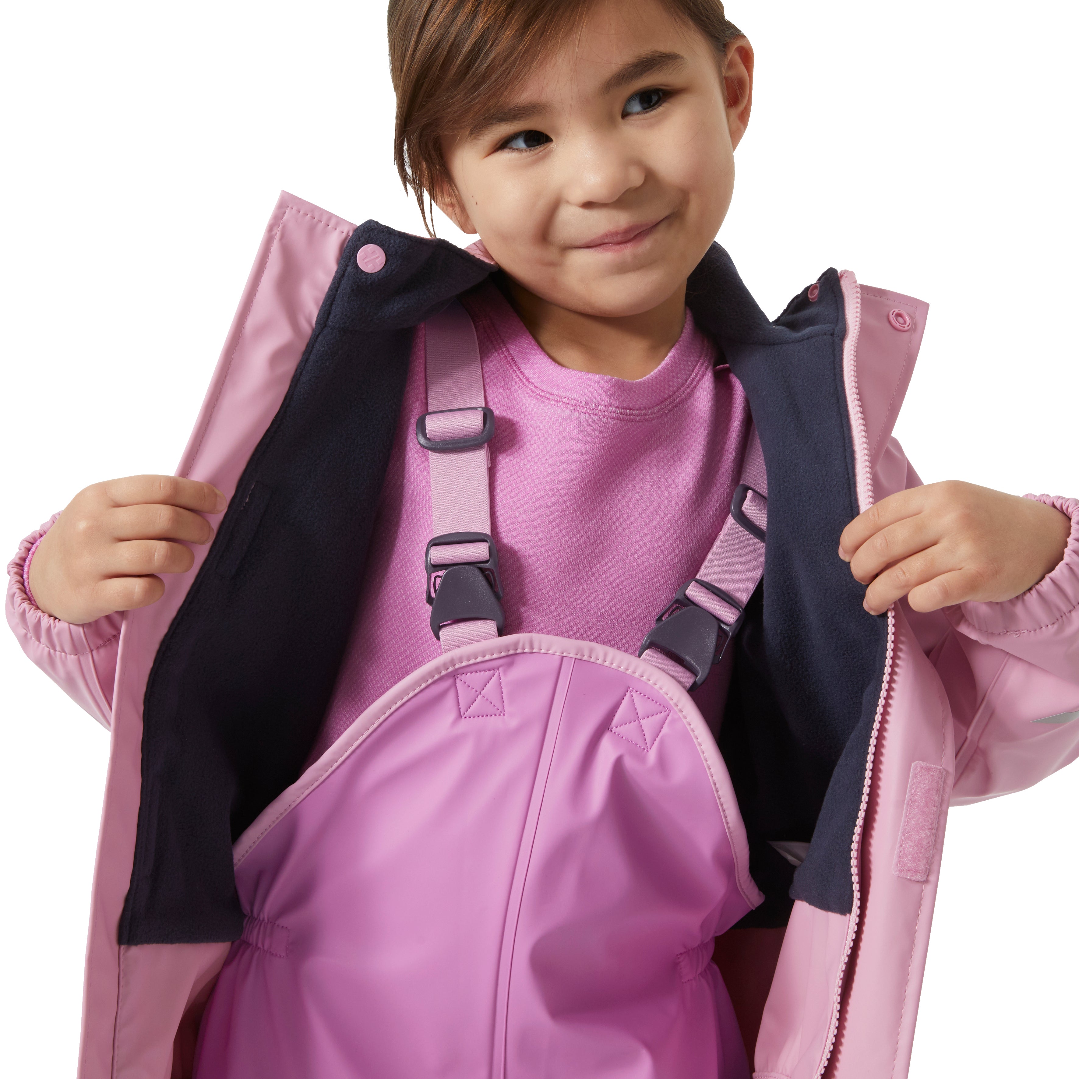 Best Kids Rain Gear – Helly Hansen Bergen Fleece PU Rainset Whistler