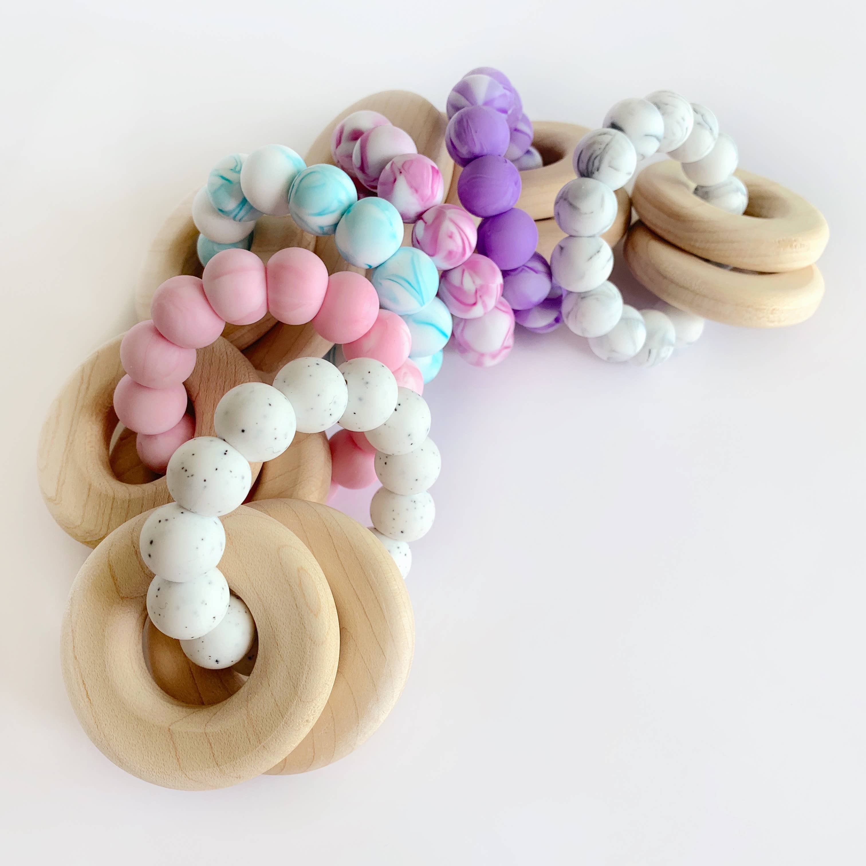 Rattle Teether 20+ color options