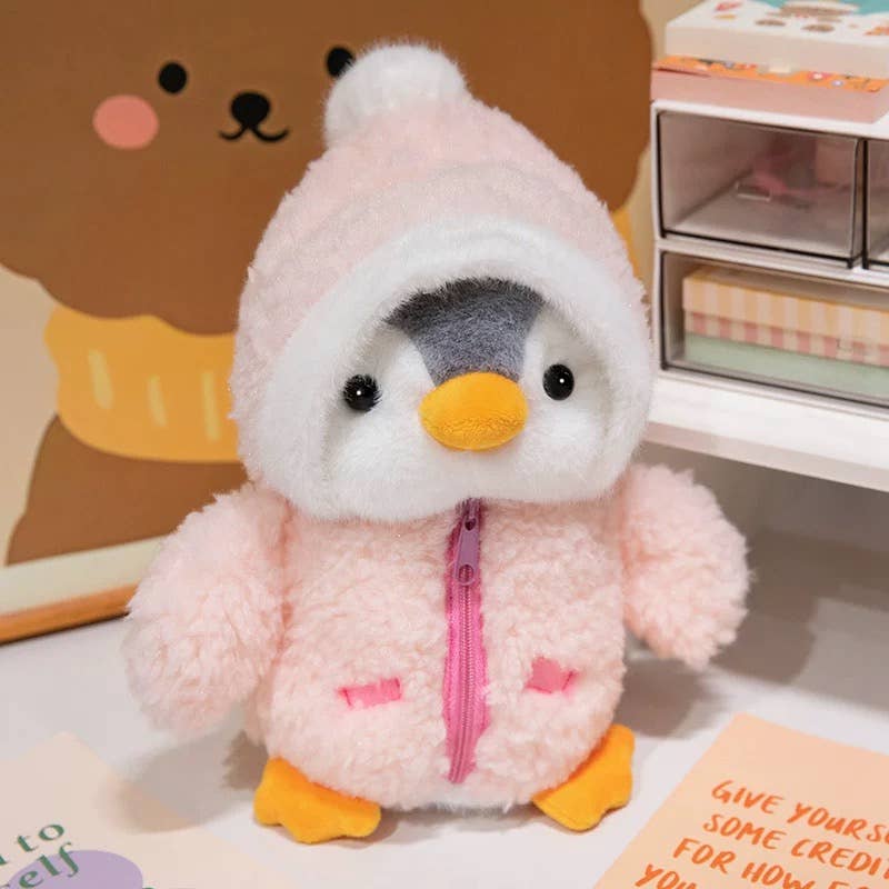 10" Snowy Dressed Penguin