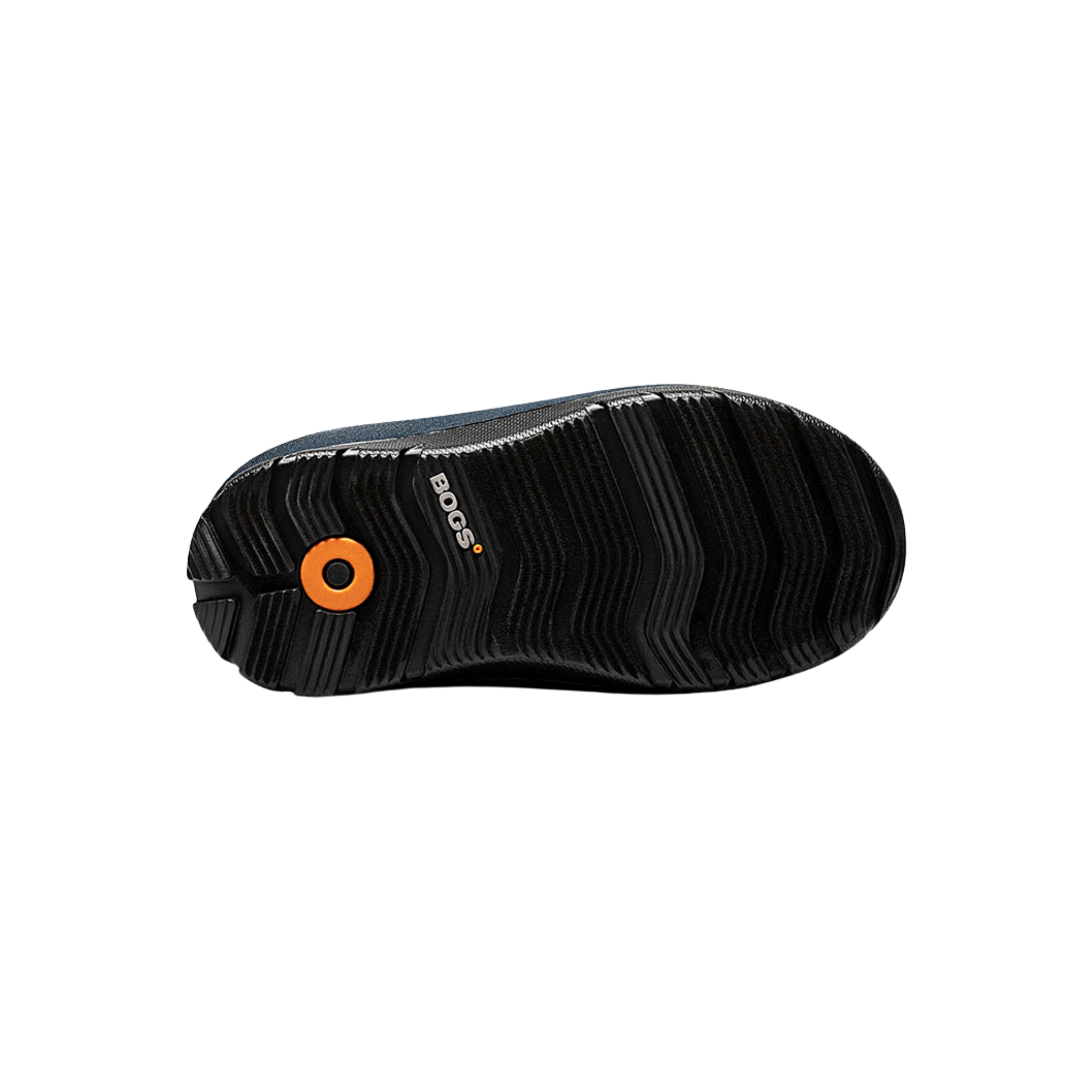 Bottom sole of BOGS Neo-Classic winter boots with BioGrip slip-resistant outsole