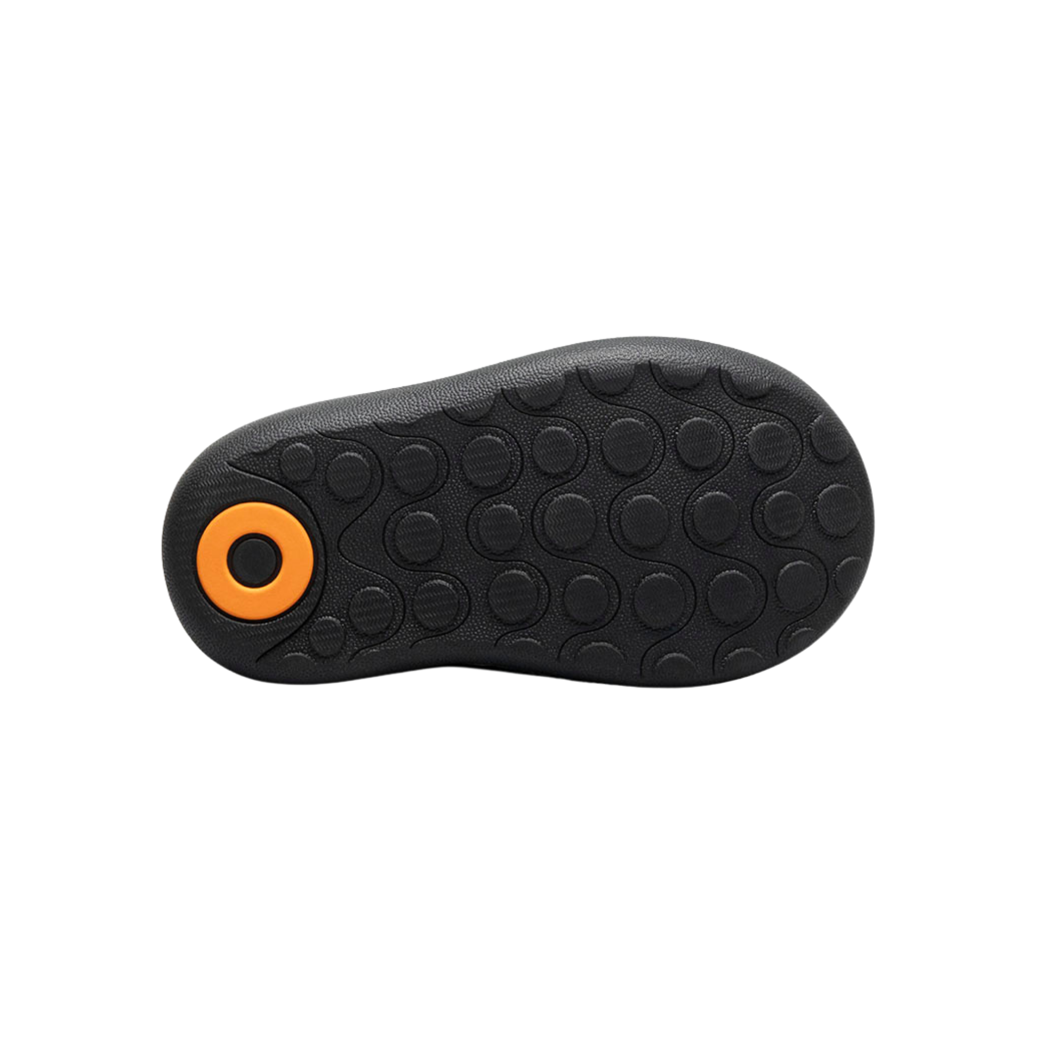 Bottom sole of BOGS Skipper II toddler boots with flexible traction outsole