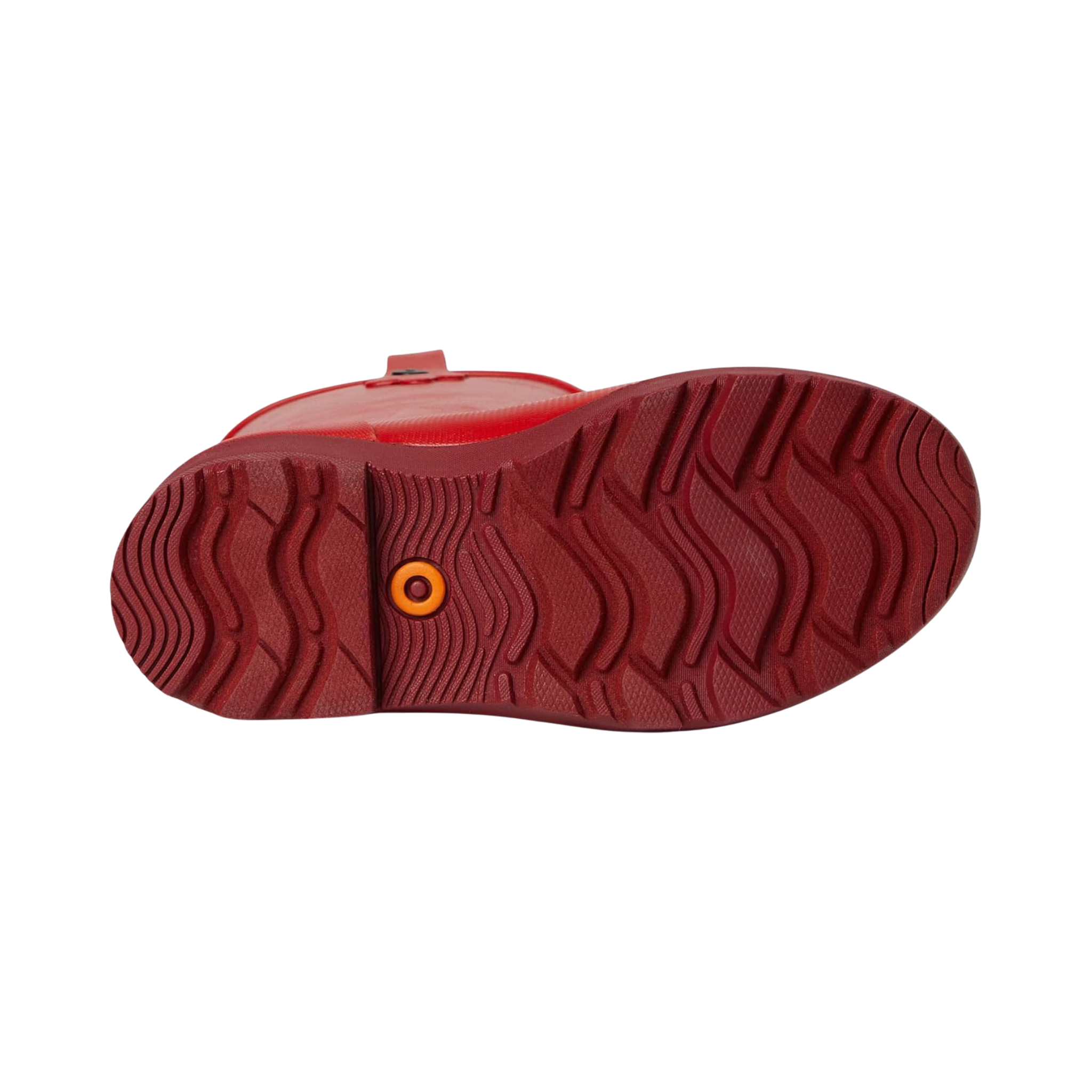 Bottom sole of BOGS Lil Jolene Western rain boots with durable traction outsole