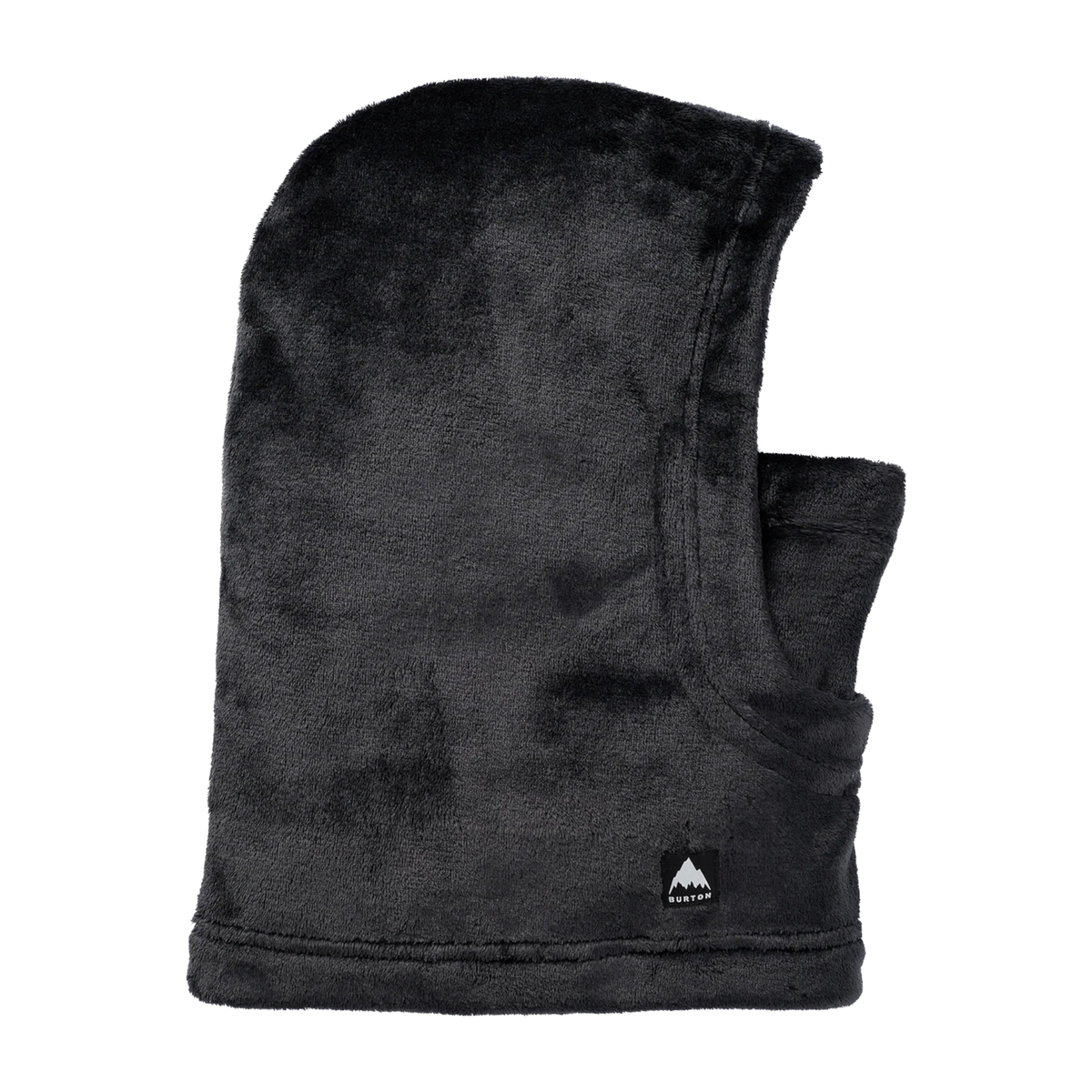 Burton Kids Cora Over The Helmet Hood in True Black with ultra-soft 100% recycled polyester DRYRIDE Thermex shaggy fleece