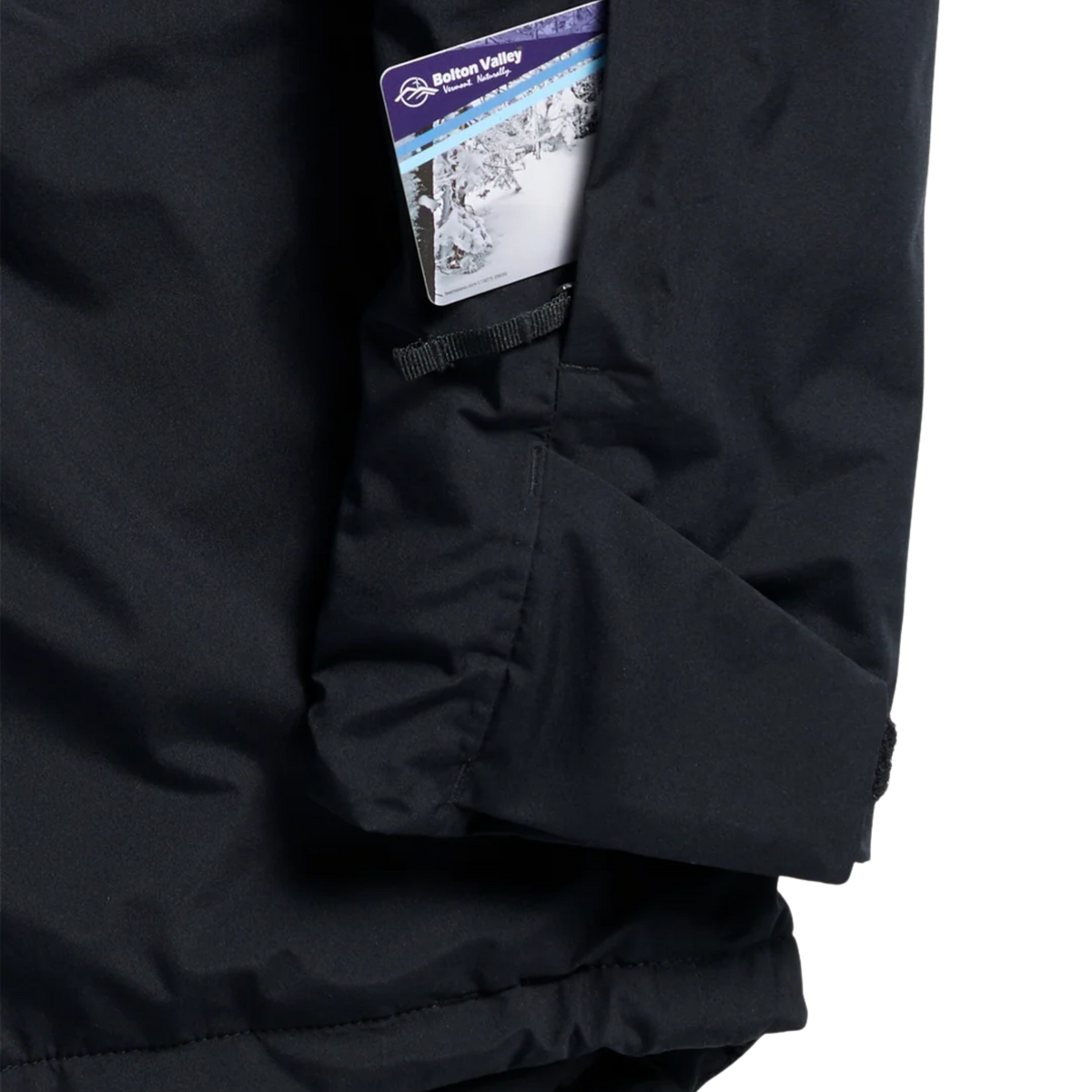 Burton Kids GORE-TEX Powline Jacket zippered sleeve pass pocket for convenient lift-ticket access