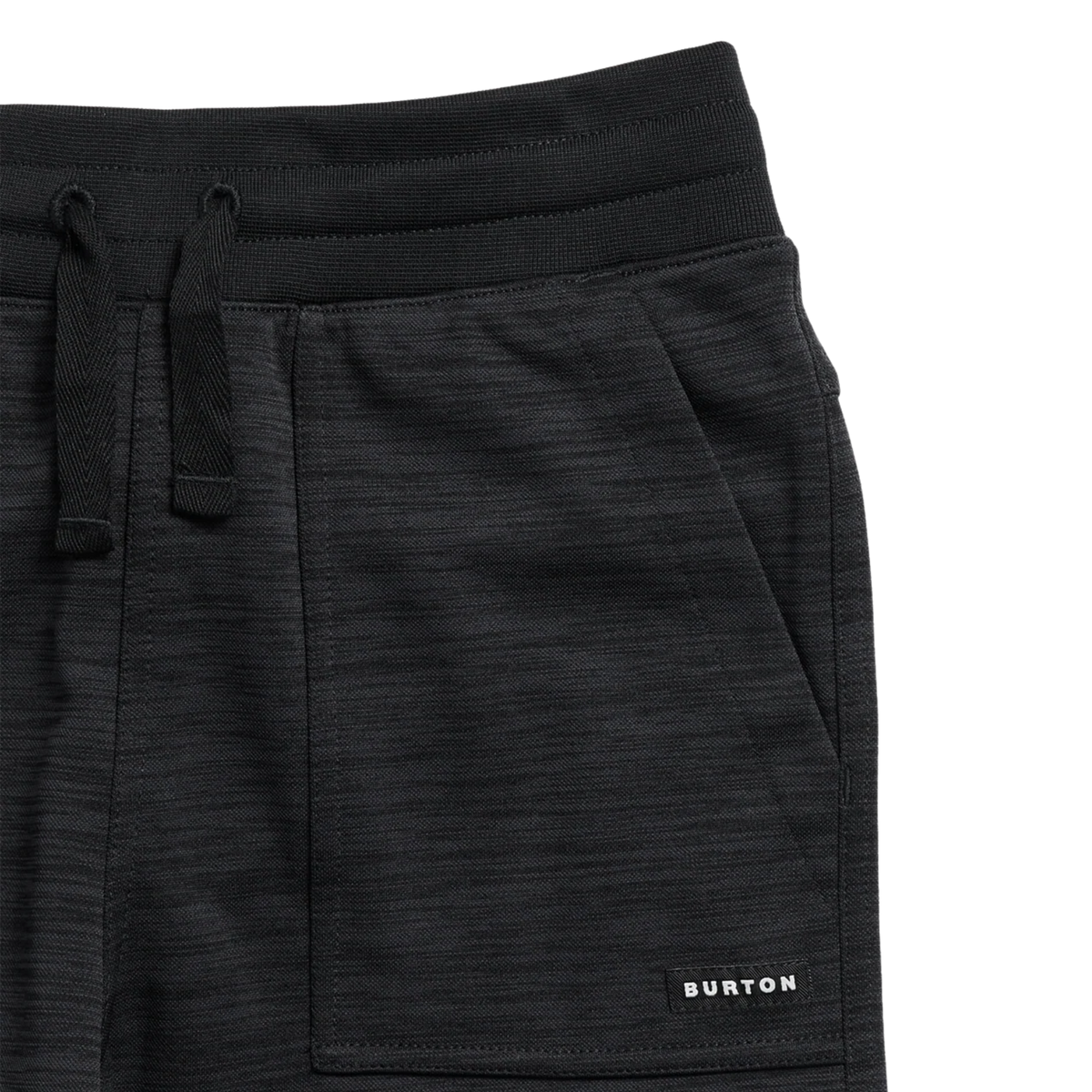Burton Kids Oak Fleece Pants knit rib waistband with adjustable drawcord for a comfortable personalized fit
