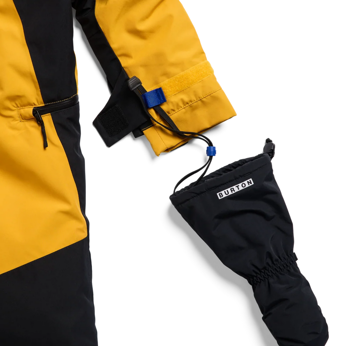 Burton Toddler GORE-TEX Outbeam One Piece hook-and-loop glove connection designed to help integrate winter gloves with the suit