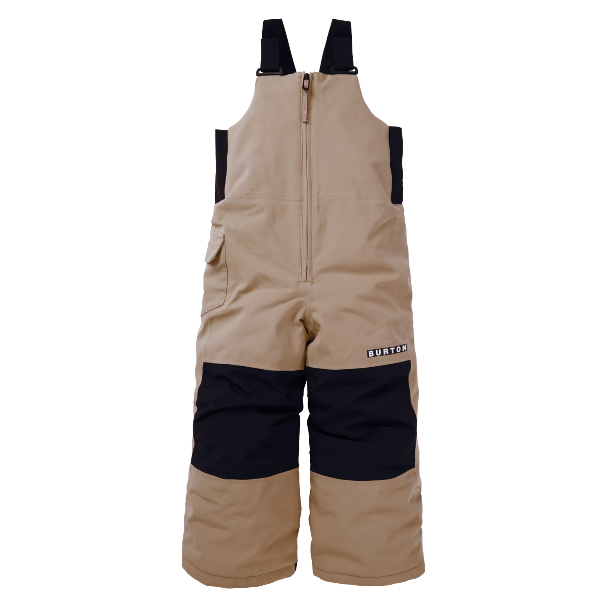 Burton Toddler Maven 2L bib snow pants in Summit Taupe with 15K waterproofing and 100g ThermacoreECO insulation
