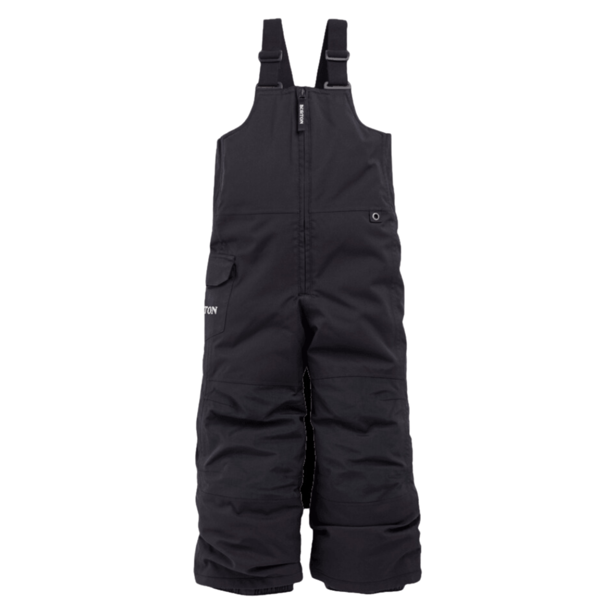 Burton Toddler Maven 2L bib snow pants in True Black with 15K waterproofing and 100g ThermacoreECO insulation 