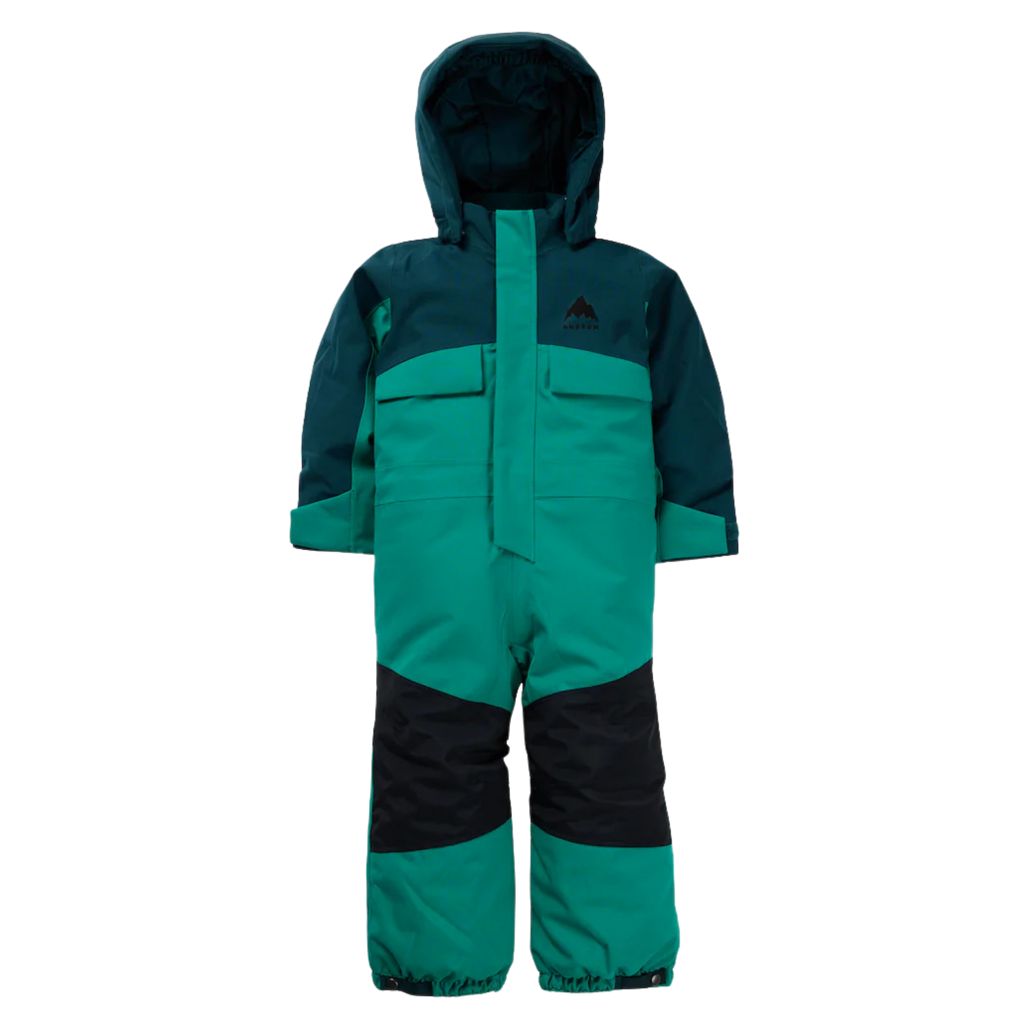 Burton Toddler One-Piece Snowsuit in Deep Emerald with 15K waterproofing and 100g ThermacoreECO insulation