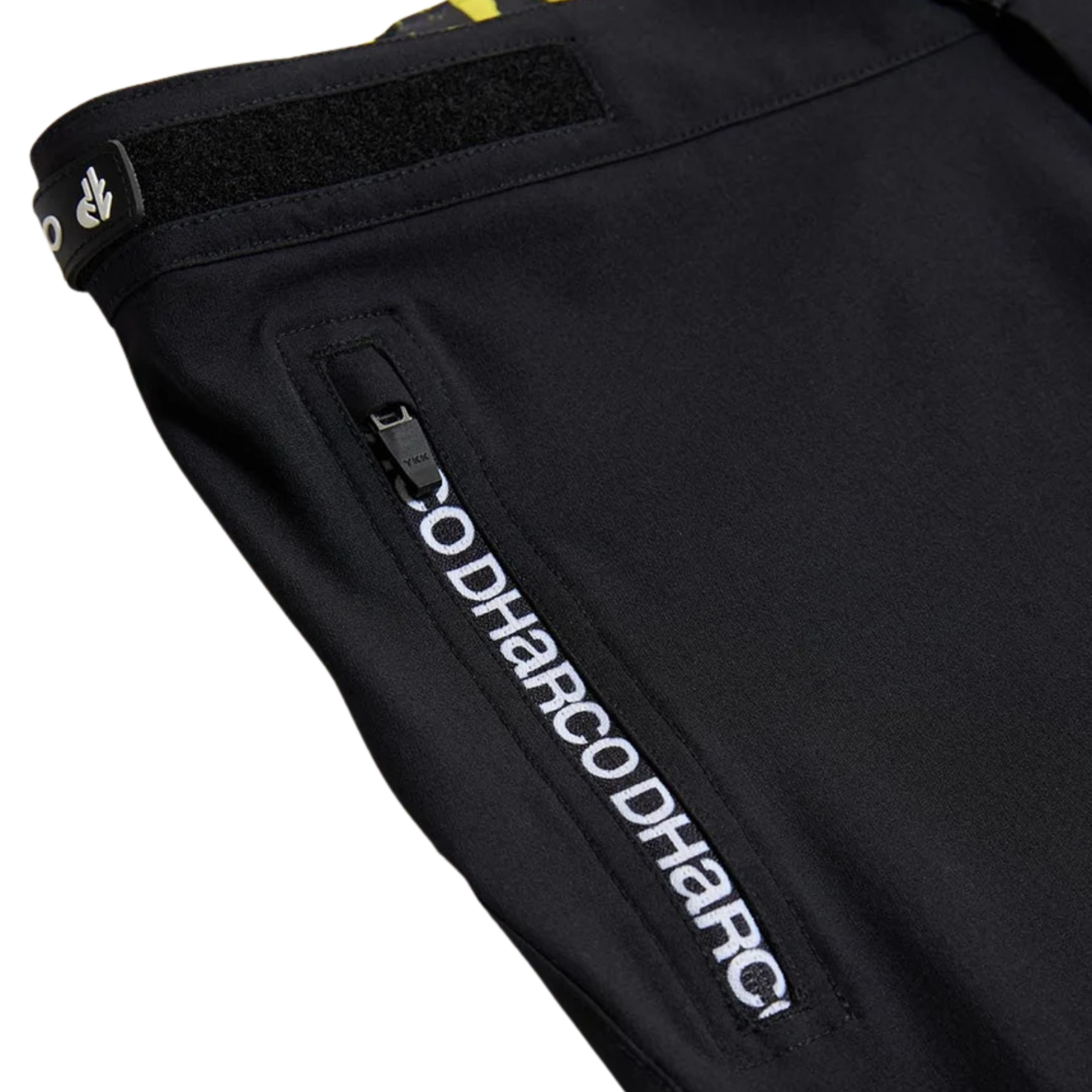 DHaRCO Youth Gravity Pants in Acid Rain design with 95% nylon 5% spandex bluesign approved 4-way stretch fabric and water-resistant finish