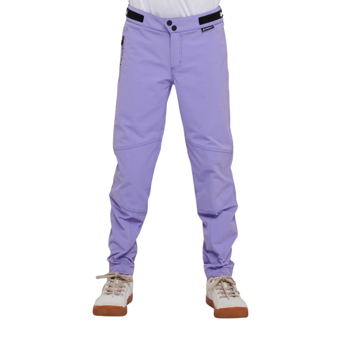 DHaRCO Youth Gravity Pants in Purple Haze with 95% nylon 5% spandex, water-resistant 4-way stretch fabric and knee pad-compatible fit