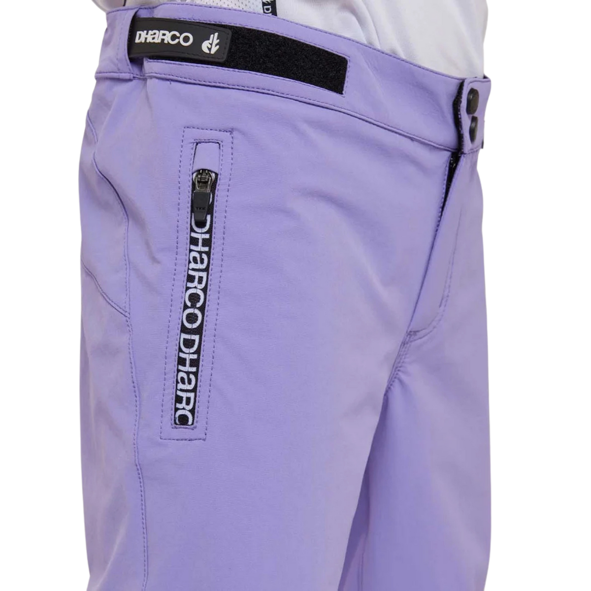 DHaRCO Youth Gravity Pants in Purple Haze with 95% nylon 5% spandex bluesign approved 4-way stretch fabric and water-resistant finish