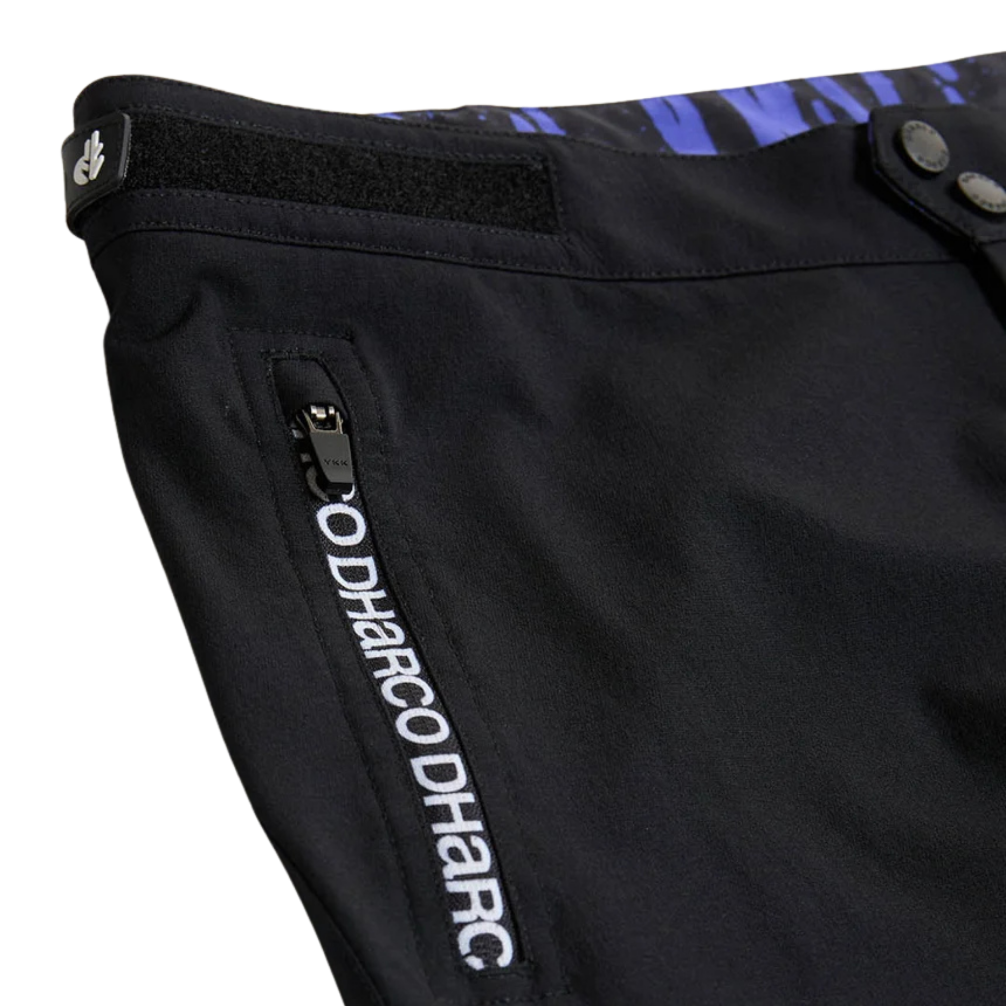 DHaRCO Youth Gravity Pants in Ultra Violet with 95% nylon 5% spandex bluesign approved 4-way stretch fabric and water-resistant finish
