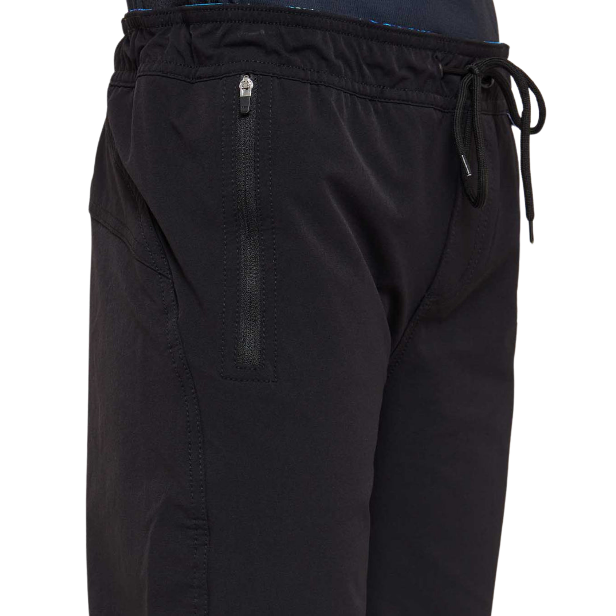 DHaRCO Youth Gravity Shorts in Black with durable eco-friendly nylon, 4-way stretch and water-resistant finish