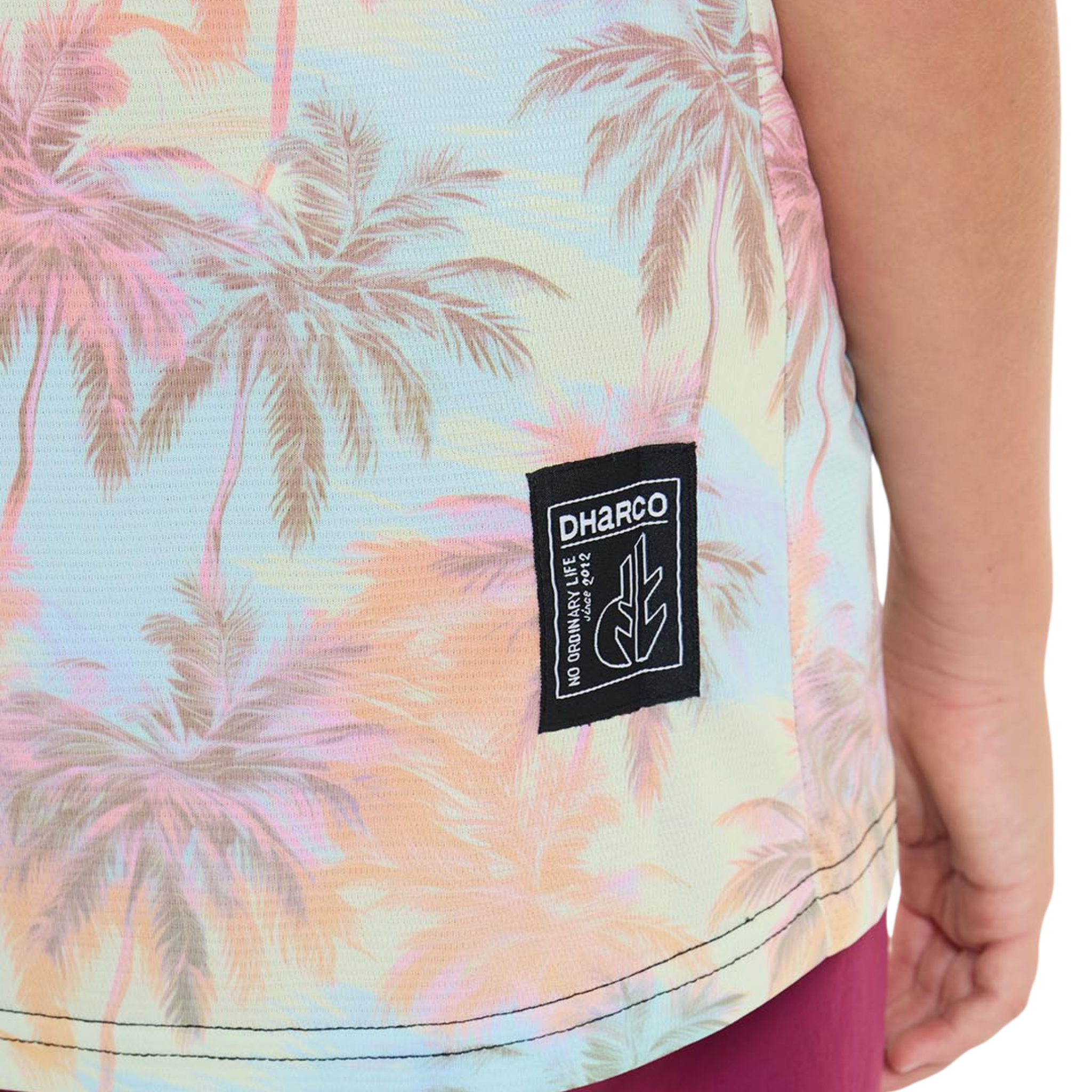 DHaRCO Youth Short Sleeve Jersey in Highball design with 100% recycled quick-drying and moisture-wicking performance fabric